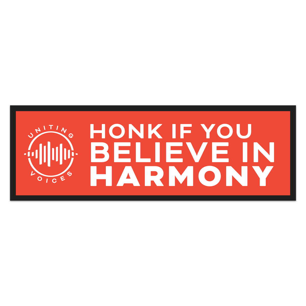 Harmony Bumper Sticker (Magnetic)