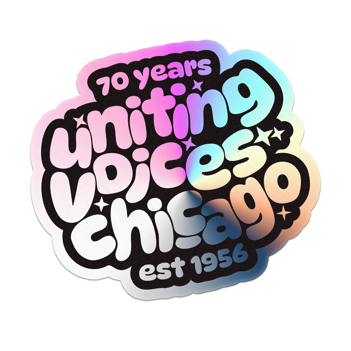 70th Anniversary Holo Sticker